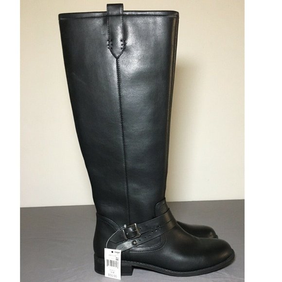 NWT Falls Creek Black Tall Boots size 6.5 - Picture 2 of 7